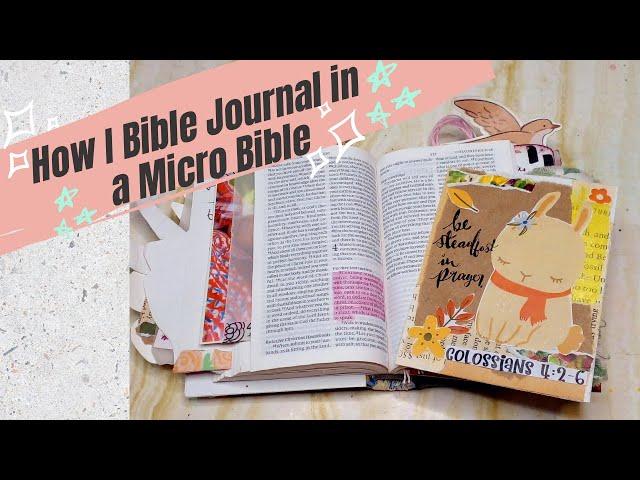 Persevere In Prayer Micro Bible Journal Process// Etched by Faith