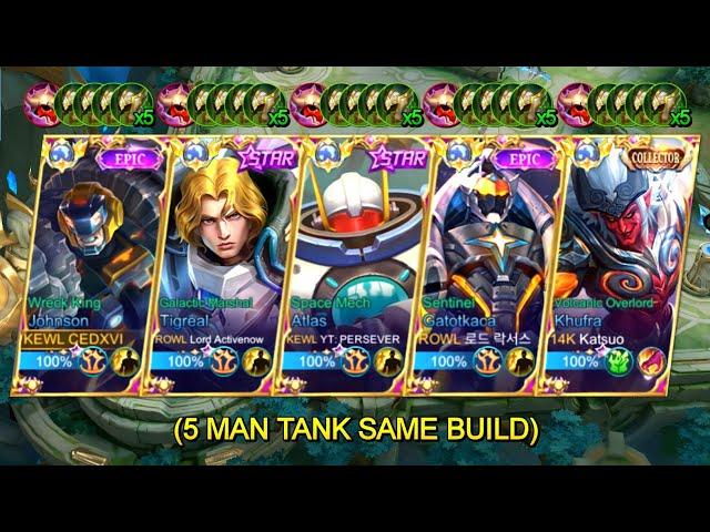 5 MAN TANK WITH A TWIST!? (All Same build)