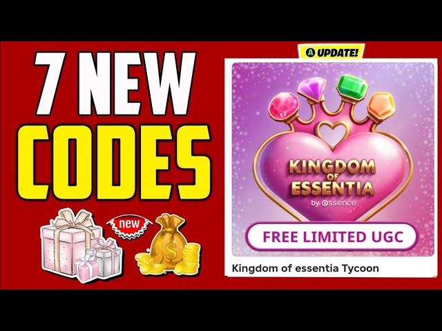 UPDATE NEW Kingdom of essantia Tycoon CODES IN JUN 2025- ROBLOX Kingdom of essantia Tycoon CODES