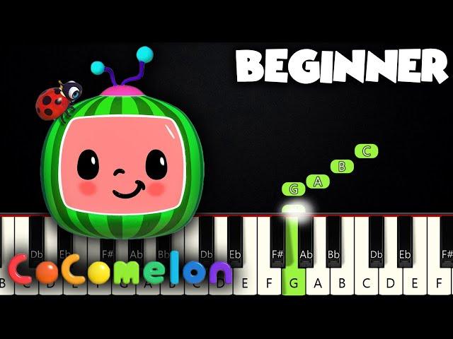 Cocomelon Theme | BEGINNER PIANO TUTORIAL + SHEET MUSIC by Betacustic