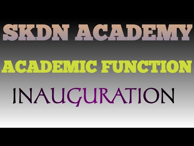 Inauguration 2022. SKDN Academy Lucknow.