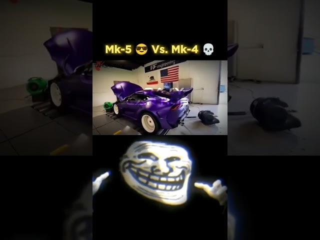 TROLL FACE  || MK-4  VS. MK-5  || TOYOTA SUPRA ️ - Crazycrhb | #shorts