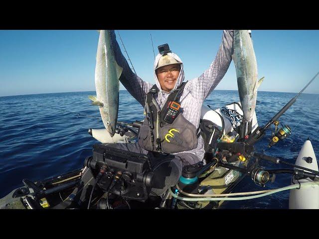 Double Rainbow Runner | Solo Mission | Kamanu | Hawaii Kayak Fishing