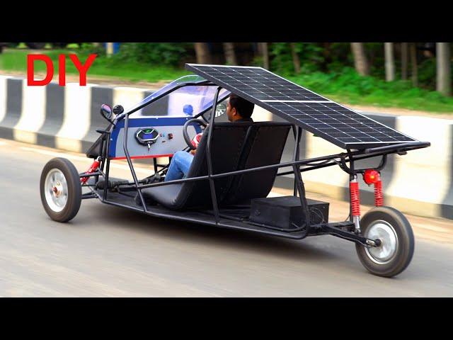 I Made a Solar Electric Car at Home