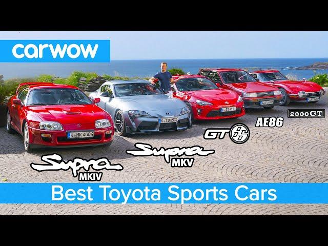 New Supra v MK4 v 2000 GT v GT86 v AE86 v Celica - the best Toyota sports cars!