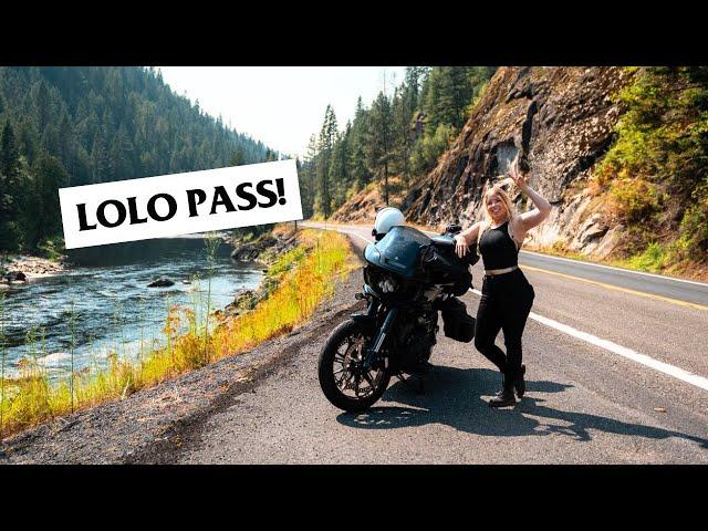 Riding the legendary LOLO PASS! Solo Motorcycle Trip to Western MONTANA!