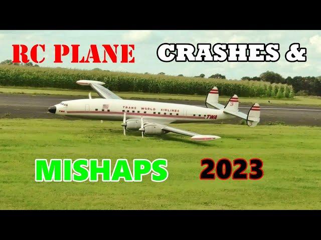 RC PLANE CRASHES & MISHAPS COMPILATION # 2 - TBOBBORAP1 - 2023