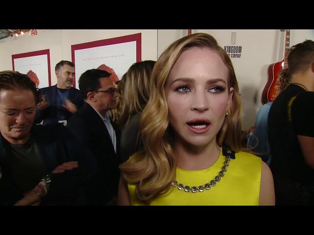 Britt Robertson Interview at I Still Believe Movie Premiere