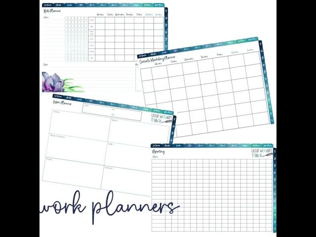 2023 Mindset & Goal Setting Planner - Botanicals