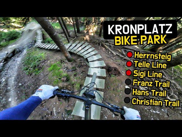 Hier solltest du auf jeden Fall mal hin! KRONPLATZ Bike Park  HERRNSTEIG mit allen Nebentrails ️