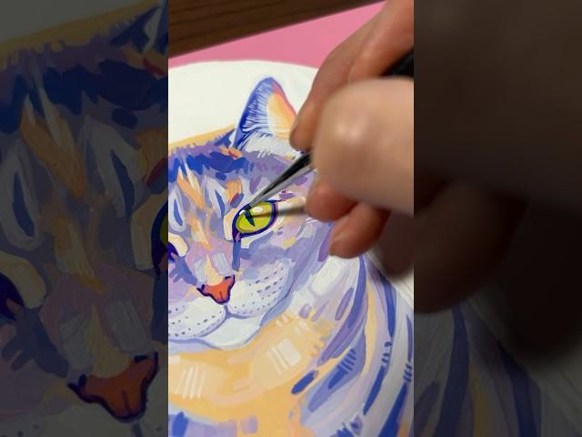 Pastel pet portrait technique  #cat #petportraitartist #illustrationpainting #animalartist #art