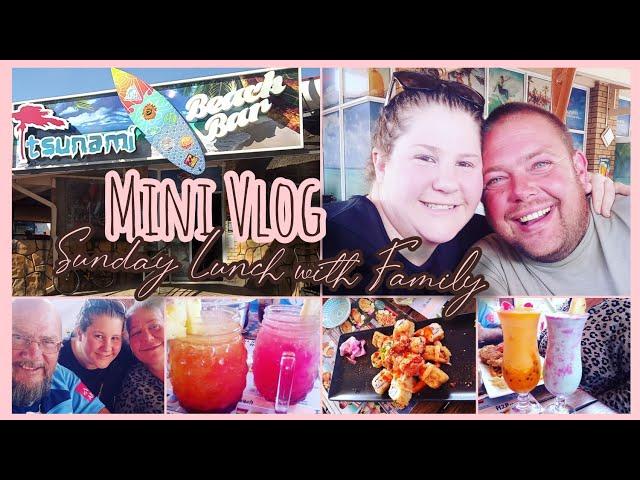 Mini Vlog: Lunch with Family - Tsunami Beach Bar Benoni | Seafood, Sushi and Cocktails