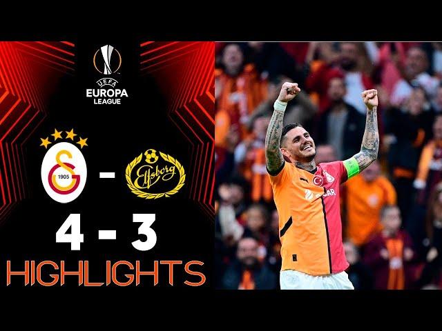 Galatasaray vs Elfsborg 4-3 Extended Highlights | UEFA Europa League 2024