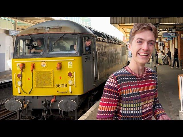 Immensely Powerful Class 56s and my LEGO Locomotive: Chasing Trains