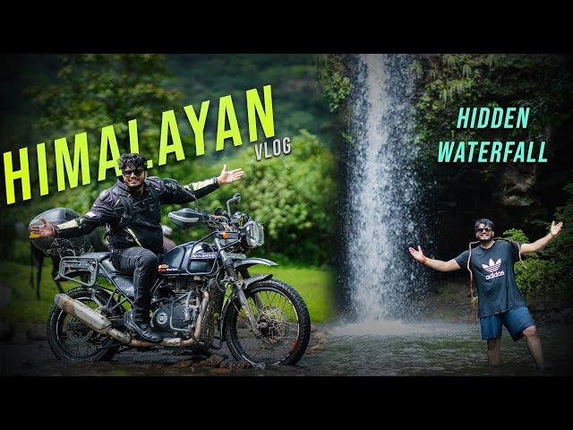 Explored A Hidden Waterfall On My Royal Enfield Himalayan