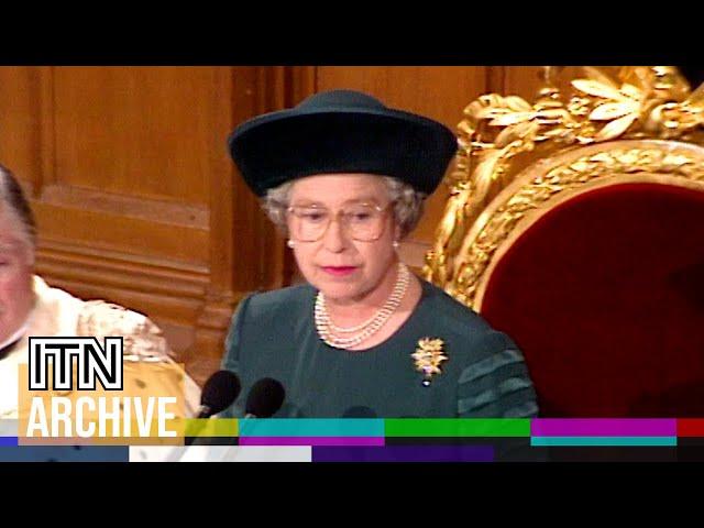 1992: Queen Elizabeth II's Famous "Annus Horribilis" Speech