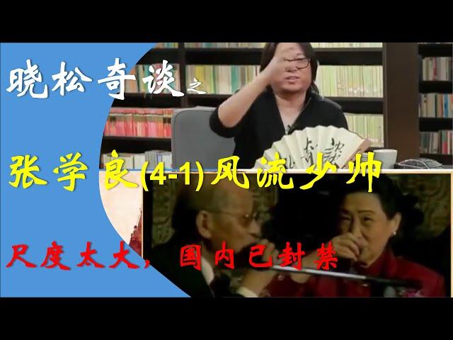 【国内禁片】晓松奇谈之张学良（一）风流少帅  (一段国内封禁外网也只剩下音频的节目意外发现完整视频) #纪录片 #高晓松 #张学良 #抗日 #蒋介石 #西安事变 #东北军 #民国 #矮大紧 #禁片