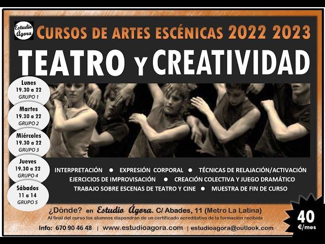 TEATRO Y CREATIVIDAD calentamiento y juegos