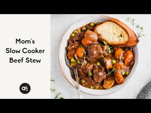 Mom's Slow Cooker Beef Stew