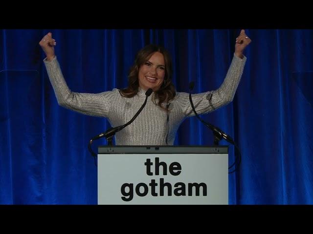 Mariska Hargitay Receives the Anniversary Tribute at the Inaugural Gotham TV Awards Ceremony