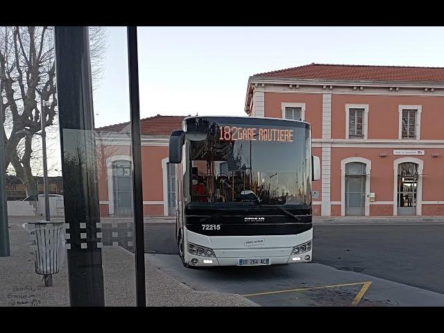 [Pays d'Aix Mobilité] Otokar Vectio C sur la ligne 182 destination Collevielle Cauvet