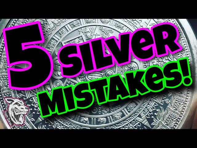 5 BEGINNER SILVER STACKING MISTAKES!