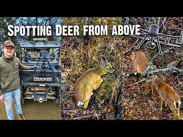 Where are Deer and Turkey on Rainy Mornings? Drone Observations