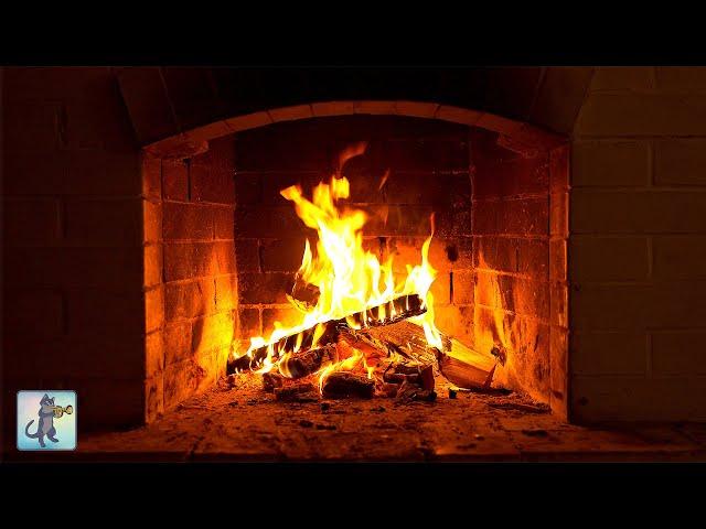 12 HOURS of Cozy Fireplace  Relaxing 4K Fireplace with Crackling Fire Sounds