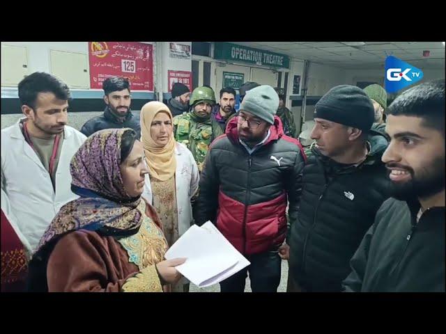 Sakina Itoo conducts surprise check at LD hospital in Srinagar