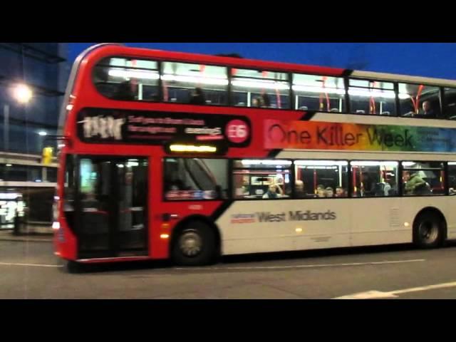 Rush Hour Buses & Trains in Birmingham  - Autumn 2015