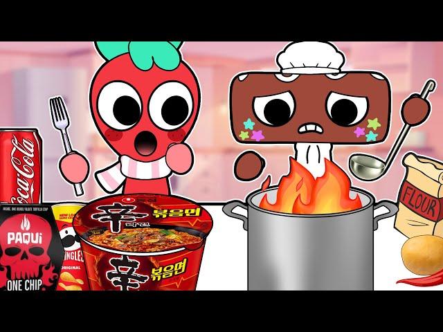 Dandy's World - Sprout VS Cosmo's Kitchen GAME MUKBANG| ROBLOX Animation | ASMR | Awesome toon