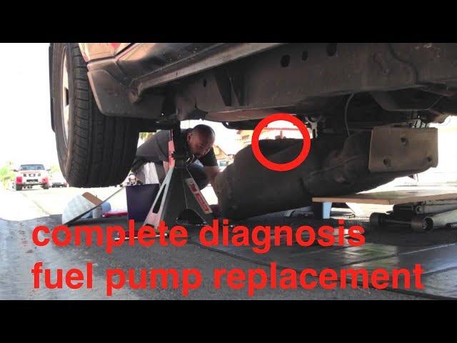 NO START [Diagnosis] Fuel pump replacement Nissan Xterra√ Fix it Angel