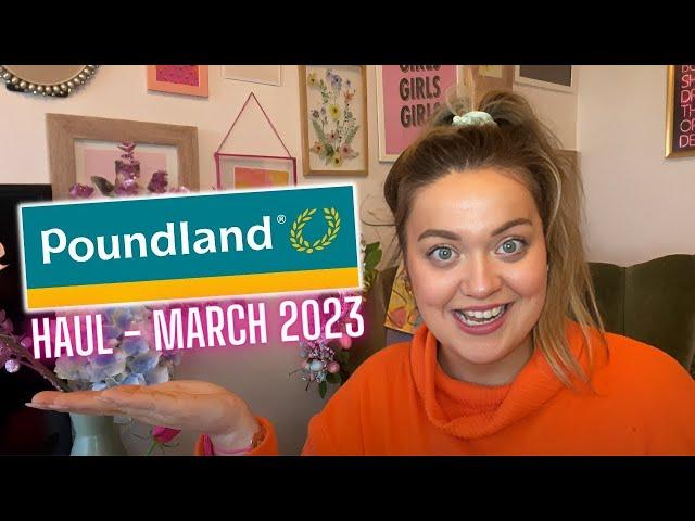 HUGE Poundland Haul 2023! Homeware Haul, Food, Clothes & More...