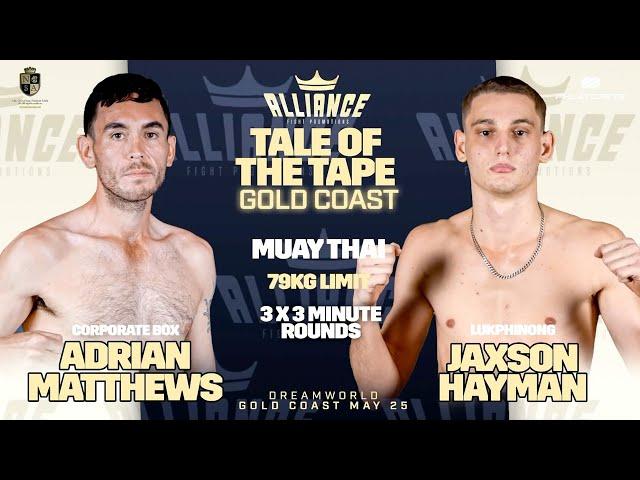 Adrian Matthews Vs Jaxson Hayman - Alliance Muay Thai