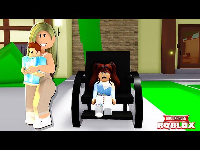 MAMAN NE M’AIME PAS CAR JE SUIS NÉE SANS JAMBES! | BROOKHAVEN RP ROBLOX