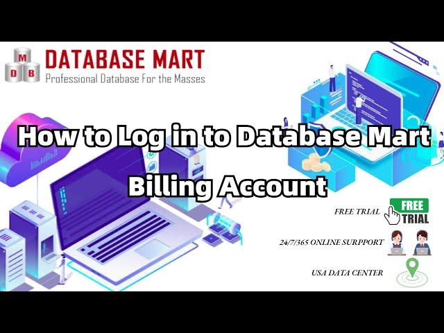 How to Log in to Database Mart Billing Account