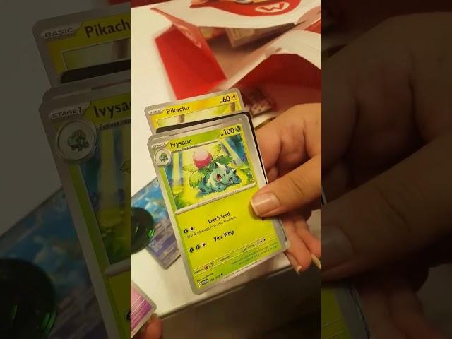 Opening a pack of Pokemon TCG at the Nintendo Store! #pokemon #tcg #tradingcardgame