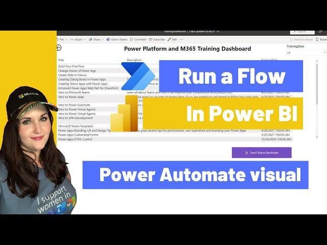 Run a Flow in Power BI