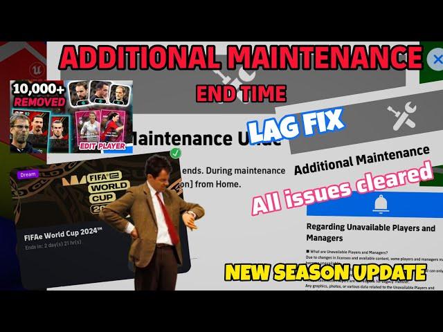 eFootball 2025 Mobile: Additional Maintenance End Time & v.4.2.0 Update Details!