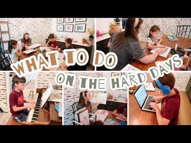 Homeschool Day In the Life // When Homeschooling is Hard