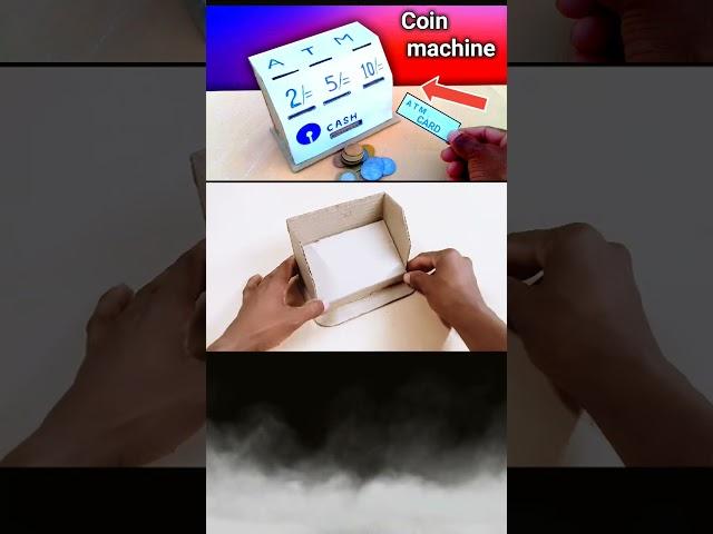 How to make ATM machine with cardboard ll diy atm coin saving box