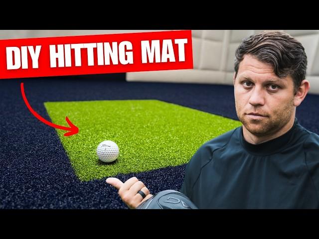 How to Make a PREMIUM Golf Hitting Mat In Under 2 Minutes! (DIY GOLF SIMULATOR)