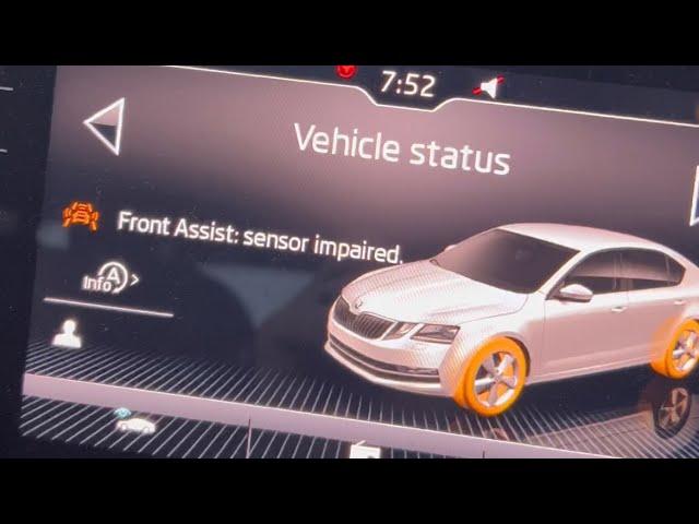 Front Assist: Sensor Impaired