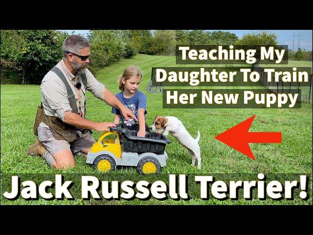 Teaching My Daughter to Train Her Jack Russell Terrier Puppy | Online Course Excerpt