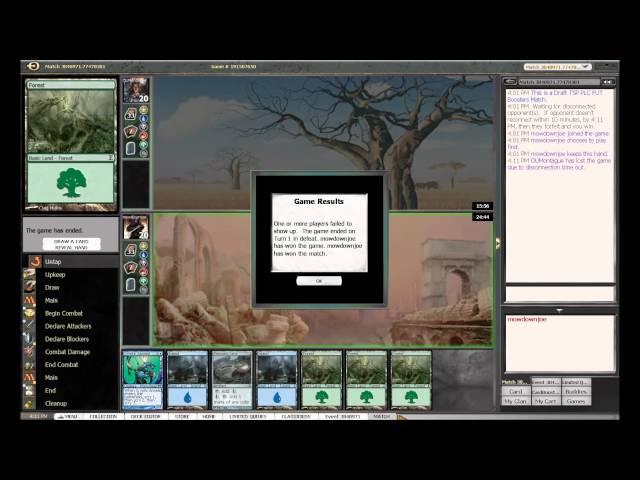 mowdownjoe on MtGO: Drafting Time Spiral Block (Round 3)