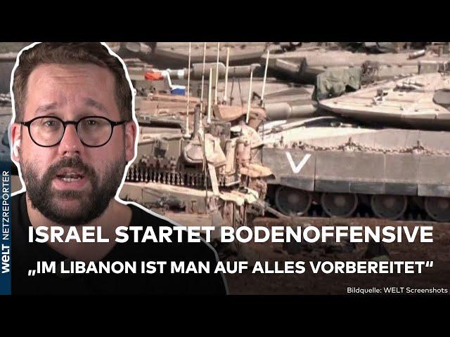 ESKALATION IM LIBANON: Israel startet Bodenoffensive! USA wollen Tausende Soldaten entsenden