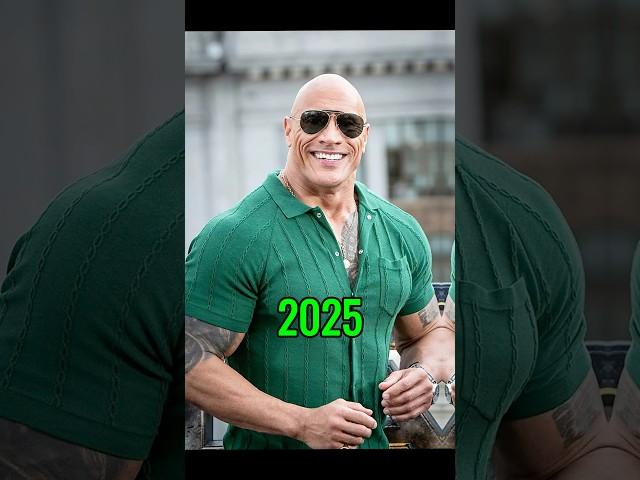 Evolution of The Rock 2025-1972  #therock #dwaynejohnson #evolution #shorts