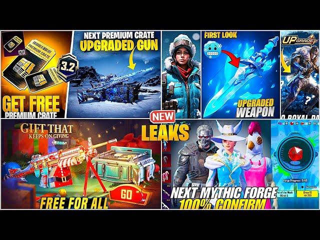 OMG  NEW GODZILLA AMW IS BACK| NEW PREMIUM CRATE| NEXT MYTHIC FORGE| GLACIER DAGGER️|PUBGM/BGMI