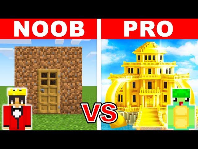 NOOB vs HACKER: I Cheated in a Build Challenge in Minecraft