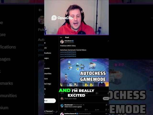 Exciting Pokémon Unite News! New TFT Game Mode Incoming! #pokemon #tft #autochess